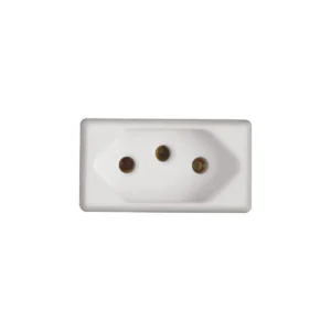 MÓDULO TOMADA 2P+T 10A BRANCO TRAMONTINA LIZ