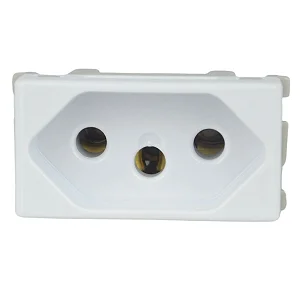 MÓDULO TOMADA 2P+T 20A BRANCO TRAMONTINA LIZ