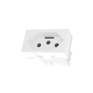 MÓDULO TOMADA 2P+T 10A BRANCO FAME EVIDENCE