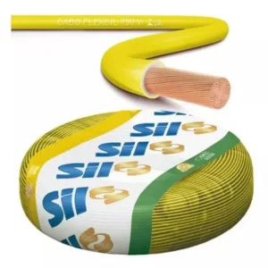 CABO FLEXÍVEL 1,5MM AMARELO SIL ( METRO )