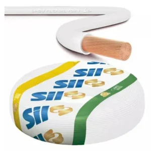 CABO FLEXÍVEL 1,5MM BRANCO SIL ( METRO )