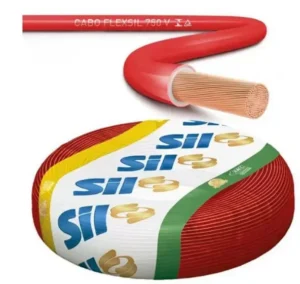 CABO FLEXÍVEL 1,5MM VERMELHO SIL ( METRO )