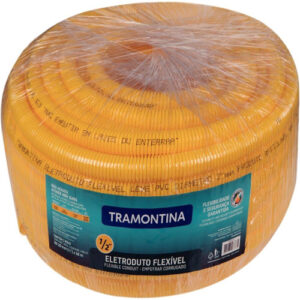 MANGUEIRA CORRUGADA (CANDUITE) AMARELO Tramontina 3/4"