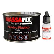 MASSA PLÁSTICA CINZA Massafix 400 Grs