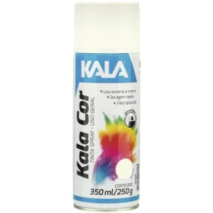 TINTA SPRAY BRANCO BRILHANTE 6X350 KALA
