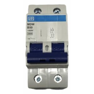 DISJUNTOR DIN BIPOLAR WEG 50A