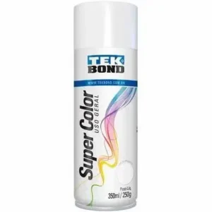 TINTA SPRAY BRANCO BRILHANTE 6X350 TEKBOND