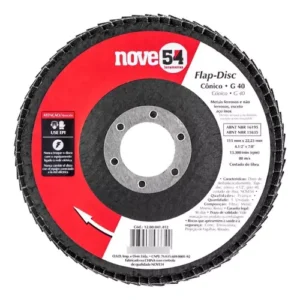 DISCO FLAP 4.1/2" GRÃO: 60 Nove54
