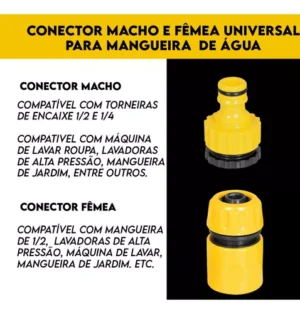 ENGATE RÁPIDO PLÁSTICO P/MANGUEIRA Vonder 1/2″