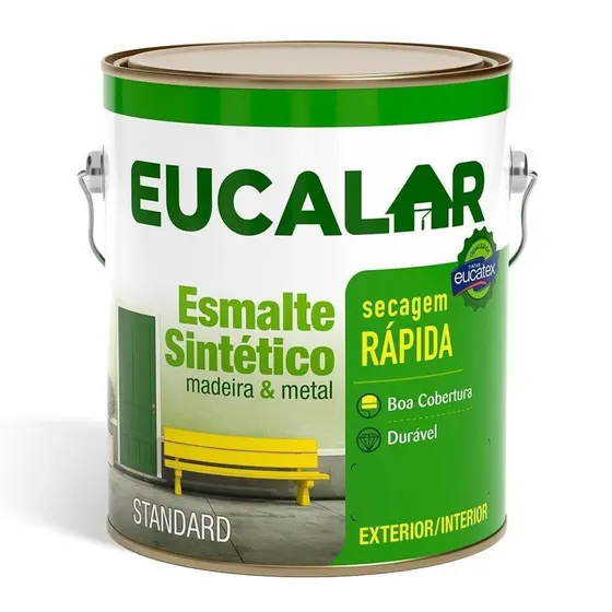 TINTA ESMALTE SINTÉTICO Eucalar 3,6 Lts VERMELHO