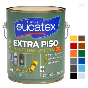 TINTA PISO EUCATEX 3,6 Lts CINZA