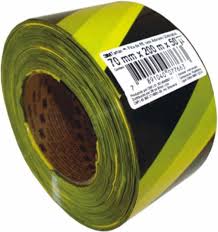 FITA ZEBRADA P/SEGURANÇA 07 Cm x 200 Mts