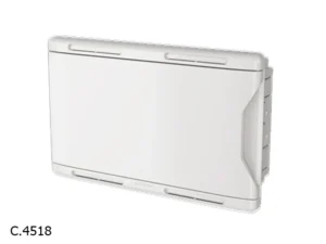 QUADRO P/DISJUNTOR PVC EMBUTIR KRONA 09 PT / 12 BCO