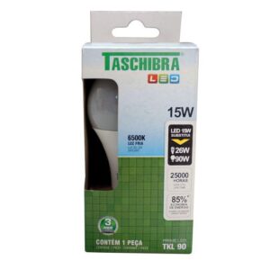 LAMPADA LED 15W 6500K TASCHIBRA
