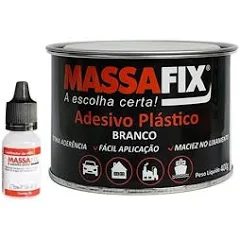 MASSA PLÁSTICA BRANCO Massafix 400 Grs