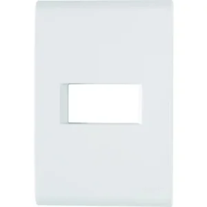 PLACA 2X4 C/01 POSTO HORIZONTAL  BRANCA TRAMONTINA LIZ