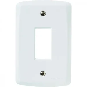 PLACA 2X4 C/01 POSTO VERTICAL BRANCA TRAMONTINA LUX