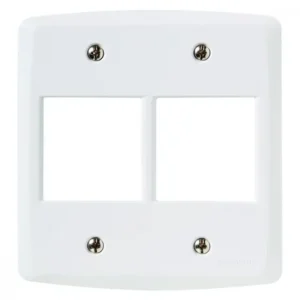 PLACA 4X4 C/04 POSTOS BRANCA TRAMONTINA LUX