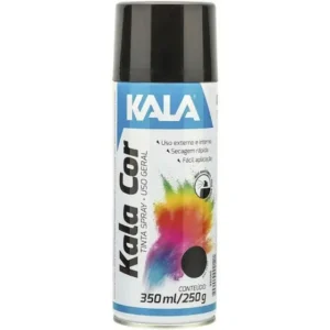 TINTA SPRAY PRETO FOSCO 6X350 KALA