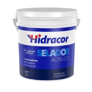 SELADOR ACRÍLICO PAREDE 3,6 Lts Hidracor