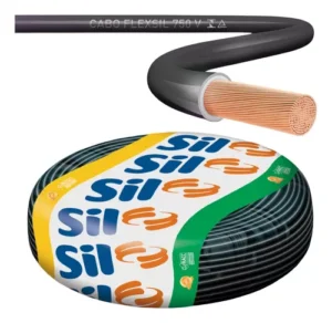 CABO FLEXÍVEL 1,5MM PRETO SIL ( METRO )