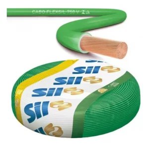 CABO FLEXÍVEL 1,5MM VERDE SIL ( METRO )