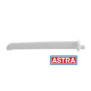 BRAÇO CHUVEIRO 40CM PVC BRANCO C/CAPA  ASTRA