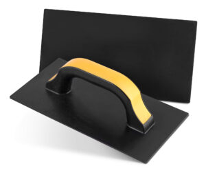 DESEMPENADEIRA PLASTICA LISA PRETA 18x30 VONDER