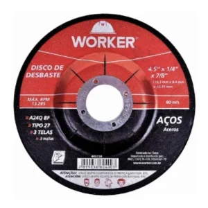 DISCO DESBASTE 4.1/2 " WORKER