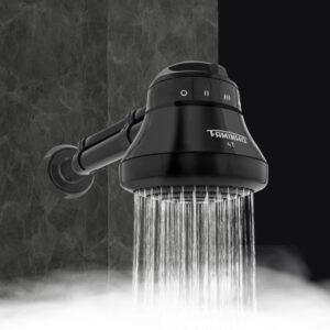 DUCHA FAME 4T FAMINHO BLACK C/BRAÇO 220V/6800W