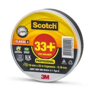 FITA ISOLANTE 33+ 20 METROS CLASSE A " 3M " SCOTCH