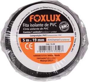 FITA ISOLANTE 05 METROS FOXLUX