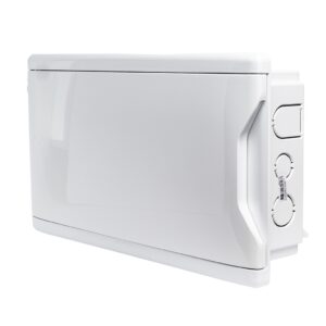 QUADRO P/DISJUNTOR PVC EMBUTIR KRONA 11 PT / 16 BCO