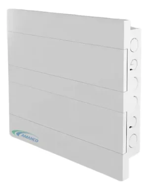 QUADRO P/DISJUNTOR PVC EMBUTIR AMANCO 24 BCO