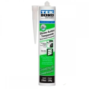 SILICONE ACETICO TRANSPARENTE 256GR   TEKBOND